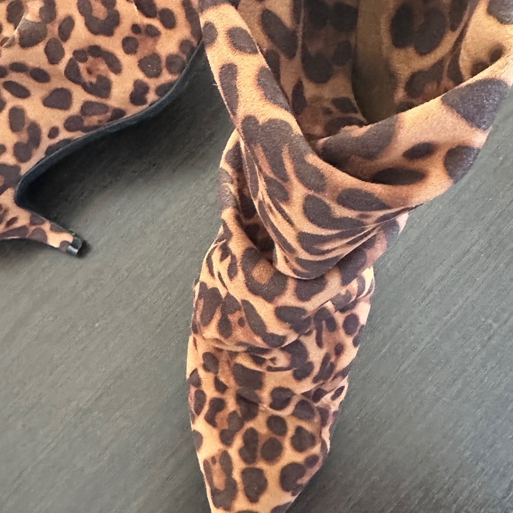 Leopard Print Booties - Picture 6 of 6